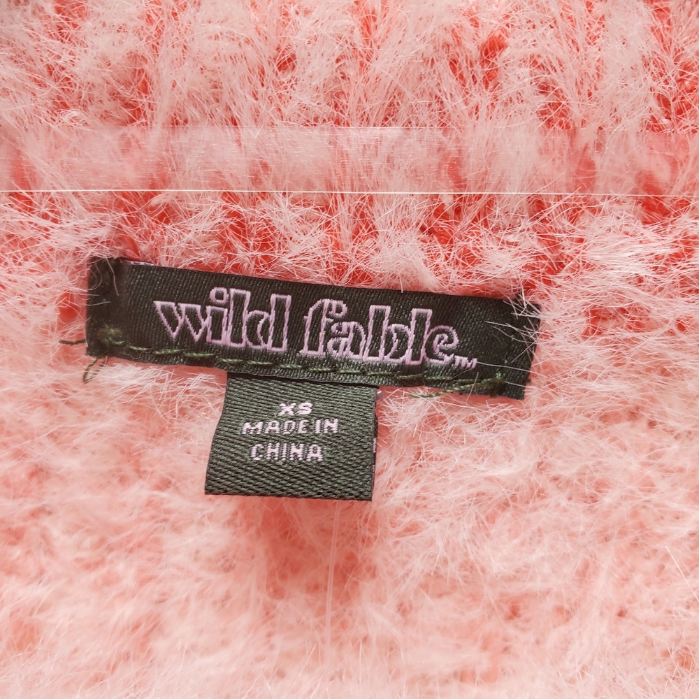 Wild Fable Fuzzy Cropped Sweater XS NWT - Picture 4 of 6